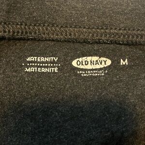 Old Navy, charcoal gray maternity ankle leggings